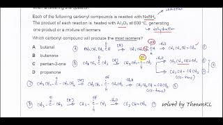 970111MJ17Q20 Cambridge International AS Level Chemistry 9701 MayJune 2017 Paper 11 Q20 [upl. by Aved318]