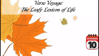 The Leafy Lexicon of Life [upl. by Aynotak]