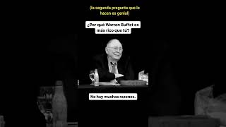 Charlie Munger sobre la riqueza de Warren Buffett shorts shortsfeed [upl. by Cloutman]