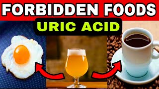 6 FORBIDDEN Foods for HIGH URIC ACID and the 6 Best to LOWER URIC ACID [upl. by Chen]