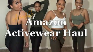 Amazon Workout Clothes Haul  Cute amp Affordable Fitness Wear  Butt Lifting Tik Tok Leggings [upl. by Inek]