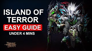 Island of Terror Guide in Under 4 Minutes  2  Star Throne and Liberty Dungeon Guide [upl. by Leicam]