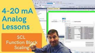 Scaling a 420mA Analog Input in an Allen Bradley PLC Function Block [upl. by Clayberg]