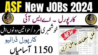 ASF New Jobs 2024  latest New update ASF Jobs  airport security force Jobs [upl. by Barrett]