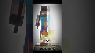 Oh No  Herobrine Troll Face  Minecraft minecraft short viral [upl. by Croydon]