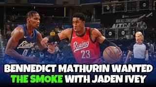 Bennedict Mathurin wants a rivalry with Jaden Ivey [upl. by Ahsened]