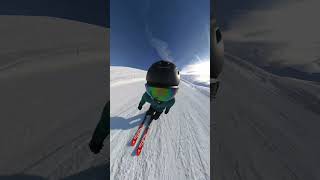 Ski lift repeat insta360 dopesnow ski skiseason winter alps [upl. by Ellivro348]