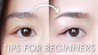 Eyebrow Shaping at Home  Easy Beginner Tutorial [upl. by Dasi]