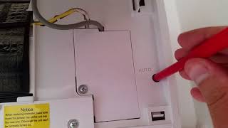 How to swith on the AC  airconditioning without a remote control in your holiday apartment [upl. by Gnok305]