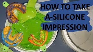 ASILICONE IMPRESSION  SINGLE STEP TECHNIQUE  EASY IMPRESSION TECHNIQUE  ELASTOMERIC MATERIAL [upl. by Jacky]