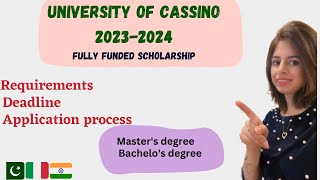 UNIVERSITY OF CASSINO Requirements Deadline Application Process 20232024 [upl. by Barnaba]