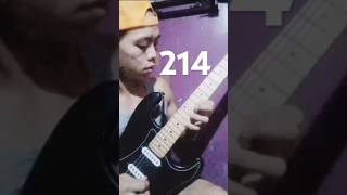 214 by Rivermaya guitarsolocover viralvideo [upl. by Aiduan]