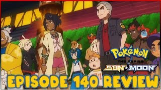 GUZZLORD APPEARS  Pokemon Sun and Moon Anime Episode 140 Review [upl. by Inafets]