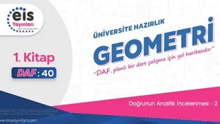 EİS Yayınları MAVİ SET Doğrunun Analitik İncelenmesi2 TEST Çözümü DAF40 [upl. by Atreb928]