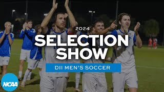 2024 NCAA DII mens soccer championship selection show [upl. by Guibert181]