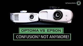 Optoma UHD 33 vs Epson EHTW 7100 4K Projector  Which one is Better Optoma vs Epson Live Demo [upl. by Verada]