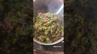 Waterleaf Vegetable soup nigerianfood nigerianfoody shorts short eforiro [upl. by Hercule]