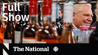 CBC News The National  Beer and wine in Ontario corner stores [upl. by Fruin]