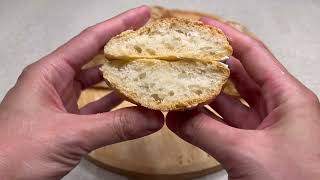 NoKnead Ciabatta Recipe Easy Italian Bread ❗️ [upl. by Lisandra]