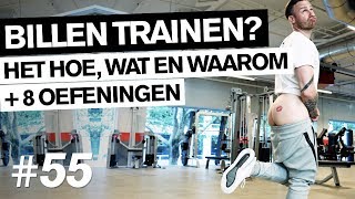 BILLEN TRAINEN 8 oefeningen voor het trainen van je bilspieren [upl. by Eimmac]