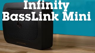 Infinity BassLink Mini compact powered subwoofer  Crutchfield [upl. by Rocray773]