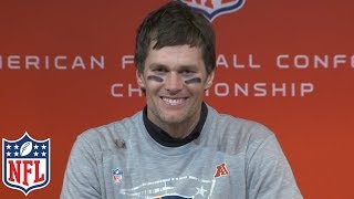 Tom Bradys AFC Championship Postgame Presser quotThats why you play all four quartersquot  NFL [upl. by Ima]