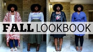 FALL OUTFIT LOOKBOOK 2015 I PLUS SIZE  CURVY FASHION [upl. by Trinidad]