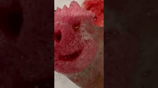 ASMR Scrub Daddy Sponge Squeeze 🧽💕♥️ Please Sunscribe for more 😊 [upl. by Coletta]