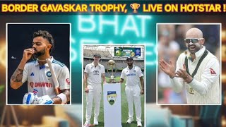 Indvsaus live 1st test match  Border gavaskar trophy 🏆 venue  timing  both teams playing11 [upl. by Nomyaw27]