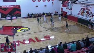 OsbornStewartsville vs Pattonsburg High School Girls JR High Basketball [upl. by Dnomyar]