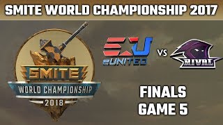 SMITE World Championship 2018 Finals  eUnited vs Team Rival Game 5 [upl. by Annahgiel]