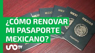 ¿Cómo puedo renovar mi pasaporte mexicano [upl. by Tabib]