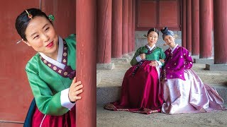 I Became A Korean Princess For A Day 👑 HANBOK WEARING EXPERIENCE [upl. by Sucramd]