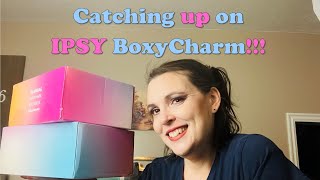 Catching up on Ipsy BoxyCharm [upl. by Annid549]