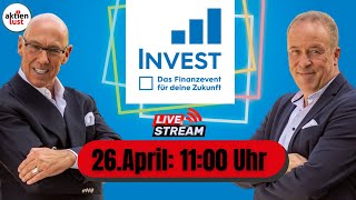 LIVE von der Invest Stuttgart  26042024 [upl. by Walworth]