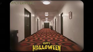 Its Halloween and youre alone in the Overlook Hotel vintage oldies music Shining ambience ASMR [upl. by Anitsud]