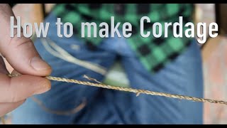 How to make cordage with dogbane [upl. by Filberto923]