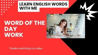 Work Meaning in Urdu🙂  Work meaning  English Words Meaning  Work ka Urdu meaning [upl. by Aleyam663]