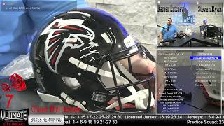 Bijan Robinson Falcons Authentic Helmet  10292024 6 PM Show Live Breaks [upl. by Linzy]