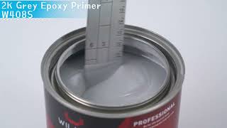 White Epoxy Primer Automotive Primer Paint Dry Grinding Corrosion Resistant [upl. by Aivizt669]