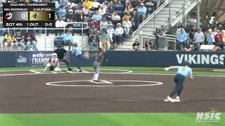 2024 NSIC Softball Tournament  AUGIE wins 50 over MSUM [upl. by Nylle]