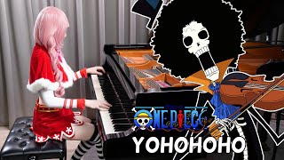 Binks Sake  Yohohoho！One Piece OST「Binks no Sake」Piano Cover Happy amp Emotional Ver 🍻Rus Piano [upl. by Huan]