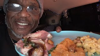 Thanksgiving Dinner while Stealth Camping at a Walmart parking lot 20• outside [upl. by Bast]