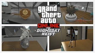 GTA 5 Online NEW Doomsday Heist Facility Awards Completion Showcase [upl. by Felice]