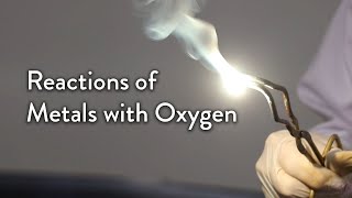 The Reaction of Metals with Oxygen [upl. by Eohce]