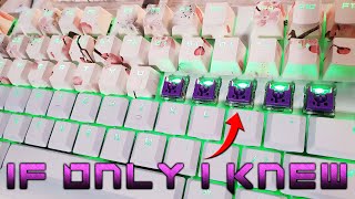 Razer Deathstalker V2 Pro Mechanical Gaming Keyboard  Modding w Custom Keycaps White [upl. by Farant]