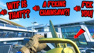 Trolling with a CHAINSAW in Modern Warfare 3 [upl. by Naashar]