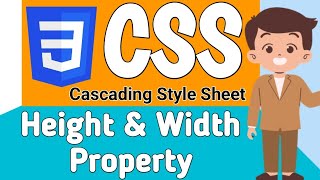 Height and Width Property in CSS  Complete CSS Course in Hindi [upl. by Svoboda693]