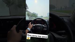 New verna 15 top speed ❌😱 ⬅️ hyundai hyundaiverna verna elentra i20 sports tata turbo kia [upl. by Brandea302]