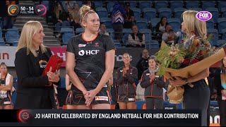 Thank You Jo  From England Netball [upl. by Hadwyn317]